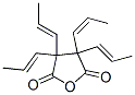 3,3,4,4-tetrakis[(Z)-prop-1-enyl]oxolane-2,5-dione 结构式