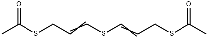 3,3'-Thiobis(2-propene-1-thiol)bisacetate 结构式