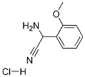 2-氨基-2-(2-甲氧基苯基)乙腈盐酸盐 结构式
