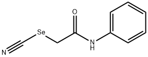 2-Oxo-2-(phenylamino)ethyl selenocyanate 结构式