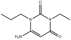 6-Amino-3-ethyl-1-propyluracil 结构式