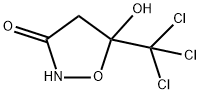 5-(TRICHLOROMETHYL)-4,5-DIHYDROISOXAZOLE-3,5-DIOL 结构式