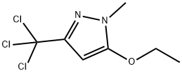 3-(TRICHLOROMETHYL)-5-ETHOXY-1-METHYL-1H-PYRAZOLE 结构式