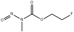 N-Methyl-N-nitrosocarbamic acid 2-fluoroethyl ester 结构式