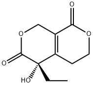 1H,6H-Pyrano[3,4-c]pyran-1,6-dione,5-ethyl-3,4,5,8-tetrahydro-5-hydroxy-,(5S)-(9CI) 结构式