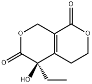 1H,6H-Pyrano[3,4-c]pyran-1,6-dione,5-ethyl-3,4,5,8-tetrahydro-5-hydroxy-,(5R)-(9CI) 结构式