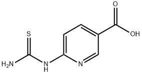 3-Pyridinecarboxylicacid,6-[(aminothioxomethyl)amino]-(9CI) 结构式