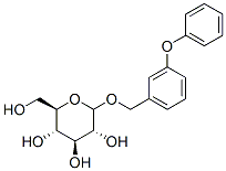 3-phenoxybenzylglucoside 结构式