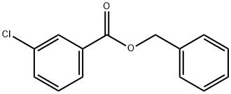 Benzoic acid, 3-chloro-, phenylMethyl ester 结构式
