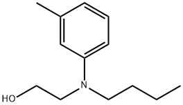 3-methyl-N-butyl-N-hydroxyethylaniline 结构式
