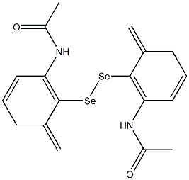 N,N'-[Diselenobis(methylene-2,1-phenylene)]bisacetamide 结构式