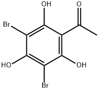 3',5'-Dibromo-2',4',6'-trihydroxyacetophenone 结构式