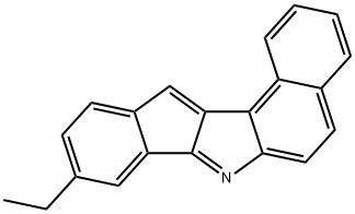 9-Ethylbenz[e]indeno[1,2-b]indole 结构式