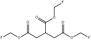 1,2,3-Propanetricarboxylic acid tris(fluoromethyl) ester 结构式