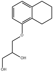 3-(5,6,7,8-Tetrahydronaphthalen-1-yloxy)-1,2-propanediol 结构式