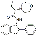 N-(2-Morpholinobutyryl)-2-phenyl-1-indanamine 结构式