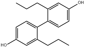 4,4'-Biphenyldiol, 2,2'-dipropyl- 结构式
