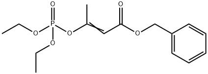 3-(Diethoxyphosphinyloxy)-2-butenoic acid benzyl ester 结构式