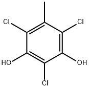 2,4,6-Trichloro-5-methyl-1,3-benzenediol 结构式