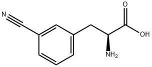 3-氰基苯丙氨酸 结构式