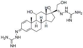 prednisolone-3,20-bisguanylhydrazone 结构式
