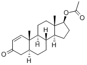 17-Β-羟基-5Α-雄激素醋酸盐 结构式