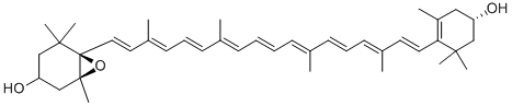 环氧玉米黄素 结构式