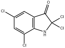 2,2,5,7-tetrachloro-3-indolinone 结构式