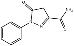 5-oxo-1-phenyl-2-pyrazoline-3-carboxamide 结构式