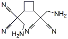 1,2-Bis(2-amino-1,1-dicyanoethyl)cyclobutane 结构式