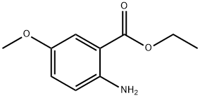 2-氨基-5-甲氧基苯甲酸乙酯 结构式
