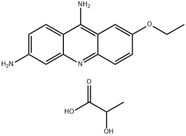 利凡诺(乳酸依沙吖啶) 结构式