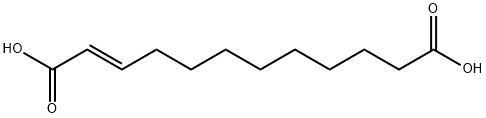 反式-2-十二碳烯二酸 结构式
