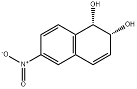 1,2-Naphthalenediol, 1,2-dihydro-6-nitro-, (1S,2R)- (9CI) 结构式