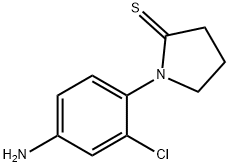 2-Pyrrolidinethione,  1-(4-amino-2-chlorophenyl)- 结构式