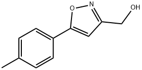 [5-(4-甲基苯基)-3-异恶唑]甲醇 结构式