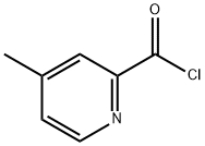 2-Pyridinecarbonyl chloride, 4-methyl- (9CI) 结构式