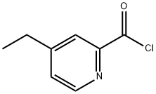 2-Pyridinecarbonyl chloride, 4-ethyl- (9CI) 结构式