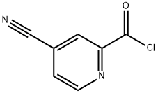 2-Pyridinecarbonyl chloride, 4-cyano- (9CI) 结构式