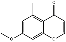 4H-1-Benzopyran-4-one, 7-Methoxy-5-Methyl- 结构式