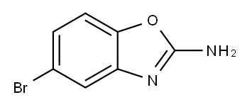 5-溴苯[D]恶唑-2-胺 结构式