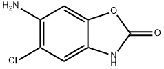 6-Amino-5-chlorobenzoxazol-2(3H)-one 结构式