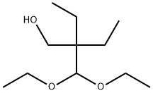 2-(Diethoxymethyl)-2-ethyl-1-butanol 结构式
