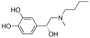 4-[(R)-2-(Butylmethylamino)-1-hydroxyethyl]-1,2-benzenediol 结构式