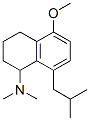 1,2,3,4-Tetrahydro-N,N-dimethyl-8-isobutyl-5-methoxy-1-naphthalenamine 结构式