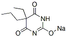 5-Ethyl-5-propyl-2-sodiooxy-4,6(1H,5H)-pyrimidinedione 结构式