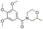 2-Methyl-4-(3,4,5-trimethoxybenzoyl)morpholine 结构式