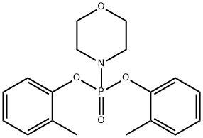Morpholinophosphonic acid di-o-tolyl ester 结构式