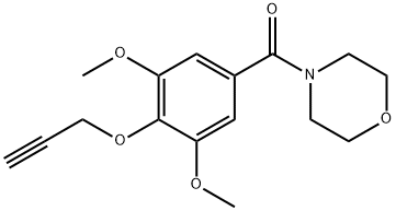 4-(4-Propargyloxy-3,5-dimethoxybenzoyl)morpholine 结构式
