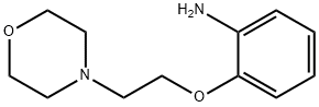 2-(2-吗啉-4-基乙氧基)苯胺 结构式